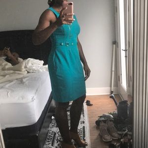 Calvin Klein Zippered Shift Dress